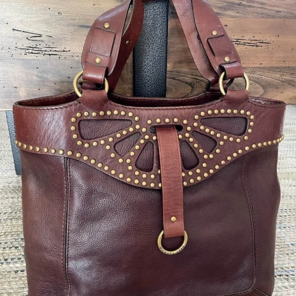 Michael Kors Brown Leather Tote